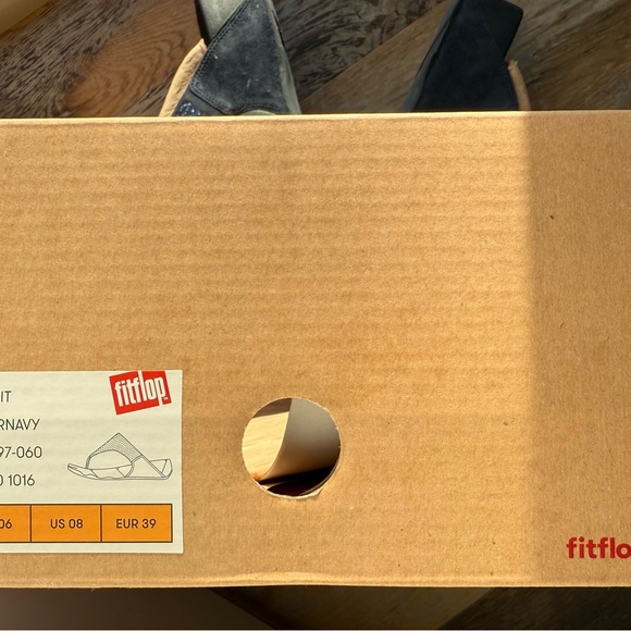 NIB Fitflop Rokkit (beautiful navy bling) size 8. Wobble board &  so comfortable - Picture 4 of 6